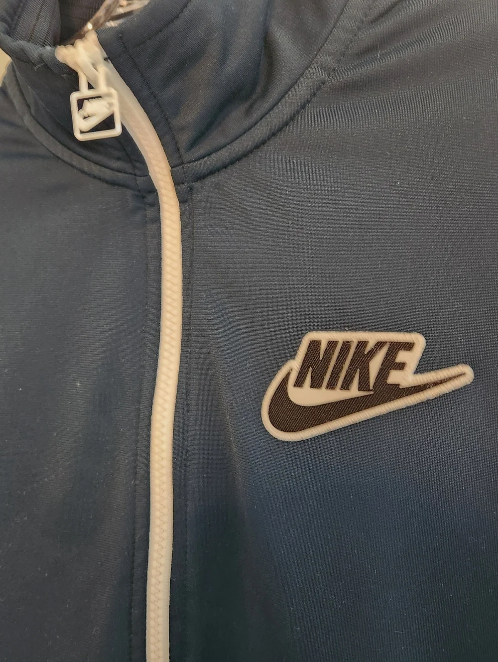 Nike Sportswear Woven Track Jacket Navy White Full Zip Med Holiday 2014 Vintage‎